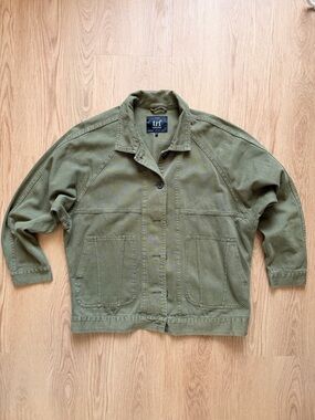 Zara TRF Olive Green Casual Jacket